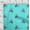 Aqua Blue, variant on oneOone Cotton Poplin Fabric Bird Block Print Fabric By The Yard 42 Inch Wide