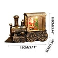 thumbnail image 3 of sdhkgrrt under $5 Christmas Train Ornament, Christmas Train Ornament,Water Filled Night Light,Santa Claus Train Decor,Window Sill Display,Holiday Light Up Decoration, 3 of 4