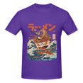 thumbnail image 3 of Camisetas de lujo The Great Ramen Off Kanagawa para hombre, camisas con estampado de verano, ropa de calle de algodón de alta calidad, tallas S a 6XL, 3 of 5