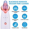 USB Rechargeable Blackhead Remover Vacuum Suction Pore Cleaner