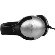 Koss Collapsible Portable Headphones, Standard Packaging Black, Silver