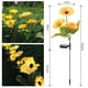 thumbnail image 1 of Lámpara solar de inserción para exteriores, lámpara de girasol de simulación a prueba de agua, lámpara decorativa para jardín, lámpara solar para césped, 1 of 5