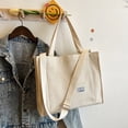 thumbnail image 3 of FUNING Women's bag corduroy new small square bag Korean version bag foreign trade trend handbag shoulder bag, 3 of 7