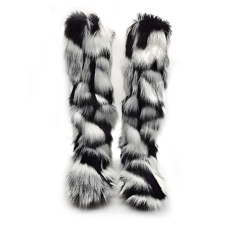 Faux Fur Boot Furry Fluffy Short 