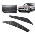 thumbnail image 2 of PIT66 1 Pair Black Door Panel Insert Fit For 2010 2012 2013 2014 Ford Mustang Pleated, 2 of 8