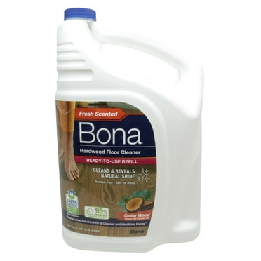 Bona Cedarwood Scent Hardwood Floor Cleaner Liquid 128 oz