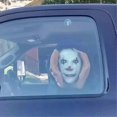 thumbnail image 5 of Scary Peeper Freak Halloween Decoration Clown Decals Indoor and Outdoor Car Window Stickers, 5 of 5