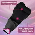 thumbnail image 3 of Vizari Napoli Youth Soccer Shin Guards for Boys and Girls | Pink and Silver Shin Pads with Flexible Protection - PINK/SILVER, S, 3 of 5