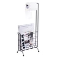 thumbnail image 1 of Metal Toilet Paper Holder with Magazine Rack, 1 of 6