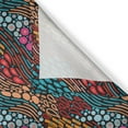 thumbnail image 4 of Ambesonne Abstract Valance Pack of 2, Wavy Diagonal Ornaments, 54"X12", Charcoal Grey Multicolor, 4 of 5