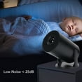 thumbnail image 4 of Projecteur Portable, Projecteur Réglable à 270 Degrés Écran Géant de 150 Pouces avec WiFi pour Ordinateur Portable Noir, Blanc, 4 of 7