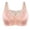 A-Pink560, variant on Jamsmile Women T-Shirt Bras Full Coverage No Underwire Bras Lace Trim Soft Wireless Comfort Wirefree Seamless Bralettes Bras