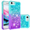 thumbnail image 1 of Funda para iPhone 8/iPhone 7 Transparente con Brillos Carcasa Protectora Antigolpes con Glitter Brillante, 1 of 5