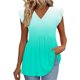 thumbnail image 2 of Craaazy Ladies Oversized Short Sleeve Tunic Tops, Lightweight Casual Shirt, V Neck Ruffle Sleeve Babydoll Blouse with Print for Everyday Outfits Gifts, 2 of 9