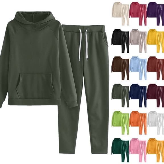 Girls Sweatsuit Fashion 2 Piece Outfits Hoodie and Sweatpants Set Tracksuit with Pockets Back to School Clothes, Dark Gray, 3-4 Years