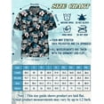 thumbnail image 4 of Netecom Lacrosse Time Blue Tropical Hawaiian Shirt for Men, Sports Style, Button Down Summer Beach Short Sleeve, S-5XL, 4 of 6