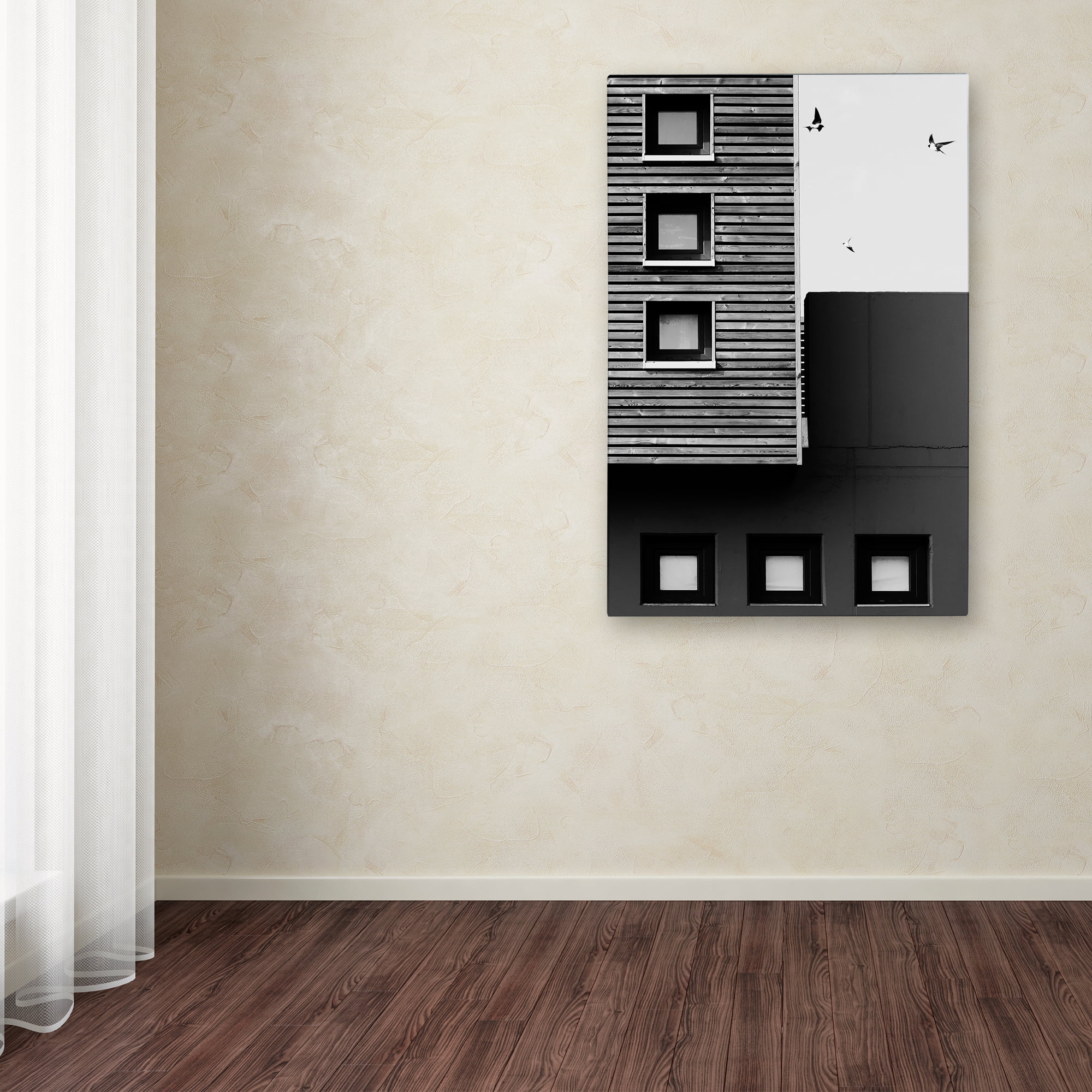 Trademark Fine Art 'Three' Canvas Art by Manu D