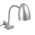 thumbnail image 1 of Mainstays Modern LED Clip Lamp, Silver Plastic, 1 of 3