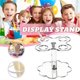 thumbnail image 4 of 4-Hole Ice Cream Cone Stand Transparent Acrylic 2-Layer Wedding Birthday Party Banmo, 4 of 5