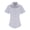 Silver, variant on Premier Womens Stretch Fit Poplin Short Sleeve Blouse