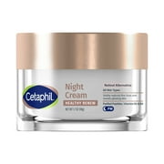 Cetaphil Healthy Renew Night Cream for Sensitive Skin with Anti-Aging, 1.7 oz