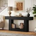 thumbnail image 5 of Tribesigns 63" Console Table, Farmhouse 2-Tier Entryway Table with U-Shaped Base, 5 of 7