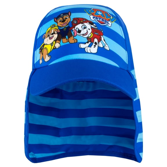 Paw Patrol Boys Blue Sun Hat with Neck Flap