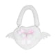thumbnail image 3 of Bolso de hombro para mujer con diseño de alas de ángel, informal, con cremallera, para viaje Blanco, 3 of 9