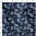 thumbnail image 3 of Soimoi Poly Canvas Blue Fabric By the Yard - 56 Inch Wide - Paisley Pattern Fabric - Botanical and Elegant Designs for Various Uses Printed Fabric, 3 of 6
