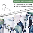 thumbnail image 2 of Green Leaves Shower Curtain 72x72 inches for Bathroom Watercolor Fren Eucalyptus Shower Curtain Set Vine Botanical Shower Curtain Garden Jade Green Natural Bath Curtain Spring Bathroom Decor, 2 of 6