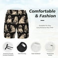 Fotbe French Bulldog Men’s Swim Trunks Quick Dry Swim Shorts Board