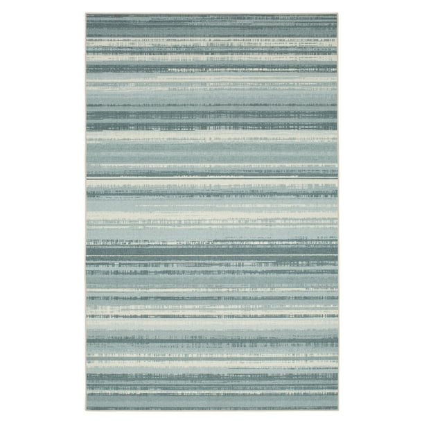 Mohawk Home Avenue Stripe Area Rug, Blue, 4' x 6' - Walmart.com