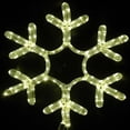 thumbnail image 2 of Novelty Lights 15" Warm White Christmas LED Snowflake Sculpture, Made With LED Rope Light, 2 of 2