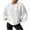 White, variant on FAIWAD Women's Hoodless Sweatshirt Casual Crewneck Long Sleeve Pullover Tops Fall Winter Outdoor Sports Clothes