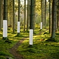 thumbnail image 5 of PP Corrugated Tree Guards, White Tree Trunk Protector Tubes for Saplings & Plants, 4.8x4.8x40cm, Deer & Rodent Protection, Pack of 1, 5 of 6