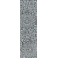 thumbnail image 3 of Veranda Transitional 2' x 10' Charcoal and Light Gray Polypropylene Outdoor Area Rug, 3 of 8