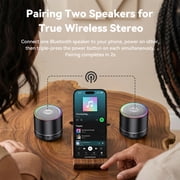 Mini Portable Bluetooth Speaker, Small Wireless Speaker, Deep Bass with Mic, RGB Modes, 5.4 Mini Bluetooth Speaker, IP68 Waterproof, 8H Playtime, for Desk Travel