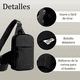thumbnail image 2 of Bolsa Bandolera Deportiva E Impermeable Belug Negra, 2 of 5
