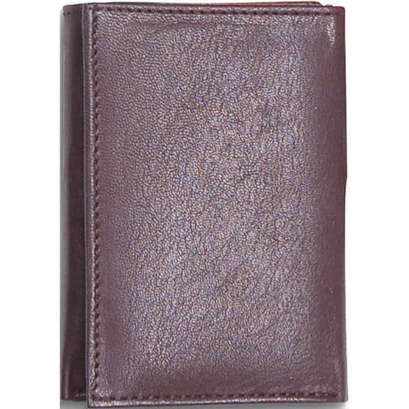 Fashion Brown Super Slim Trifold Wallet (4.25 X 3) Made In India gm12801