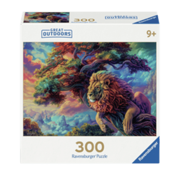 Ravensburger Great Outdoors Puzzle Series - The Lion's Perch, 300 Pieces Puzzle for Teens Ages 14 