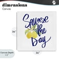 thumbnail image 4 of Stupell Industries Cottage Cursive Squeeze The Day Canvas Art, 36 x 36, by Lanie Loreth, 4 of 8