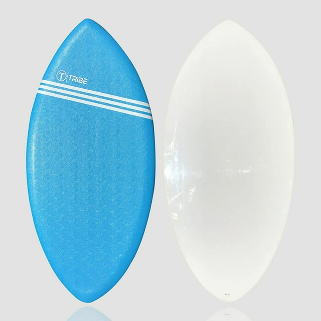 Tribe 48" Soft Foam Skimboard with Slick BottomAZBU/WH