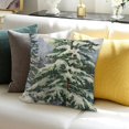 thumbnail image 3 of BANET Merry Christmas Watercolor Painting Lumbar Decorative Throw Pillow Cover Cushion Case for Bed Sofa Holiday Outdoor 20x20in, 3 of 5