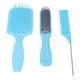thumbnail image 2 of Juego de peine para el cabello, resistente al calor, antiestático, buena sensación en la mano, Kit de cepillo para peinar el cabello, azul en caja, 2 of 5