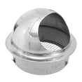 thumbnail image 1 of OULII 1Pc Stainless Steel Air Vent Range Hood Silver Exhaust Outlet Hood for Protection, 1 of 4