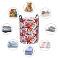 thumbnail image 6 of Fotbe Coral Reef Laundry Basket with Handles, Waterproof Large Laundry Hamper, Wash Bag for Corner Dorm, Rolling Laundry Basket with Handles-Small, 6 of 8