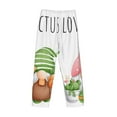 thumbnail image 3 of Fotbe Cactus Gnome Men's Pajama Pants,Sleepwear Pants,Pj Bottoms Drawstring And Pockets-Large, 3 of 7