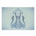 thumbnail image 1 of Kraken Cutting Board, Squid Figure in Classic Line Art Styled Graphic Nautical Marine Sea Creature Image Art, Decorative Tempered Glass Cutting and Serving Board, Small Size, Blue, by Ambesonne, 1 of 1