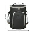 thumbnail image 2 of Ohmyroo Small Round Insulated Lunch Bag Crossbody Food Carrier for Picnics, 2 of 6