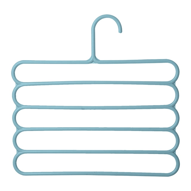Yrmaups Cintres pour Pantalons à 5 Couches pour Garde-Robe, Support Antidérapant à Plusieurs Couches pour Pantalons, Organisateur de Garde-Robe Réutilisable pour Pantalons, Cravates, Foulards, Chemises